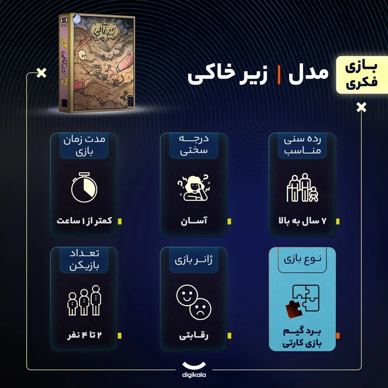 بازی فکری زیر خاکی - 1000806