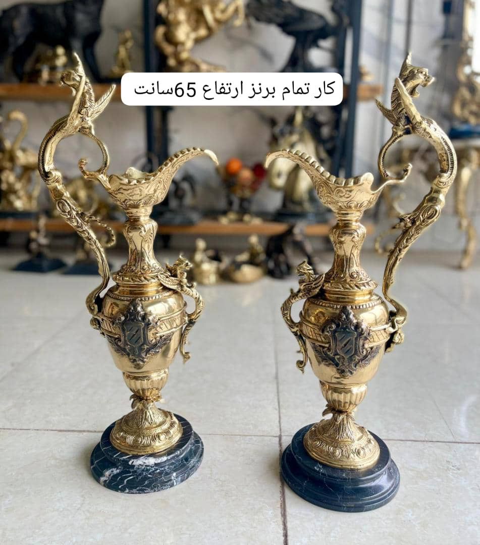 پارچ برنزی سلطنتی دسته اژدها