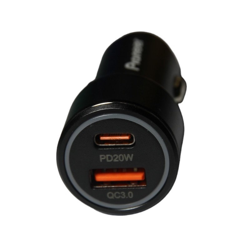 فندکی فست شارژر پاینر Pioneer شارژر سریع خودرو با دو خروجی USB و PD