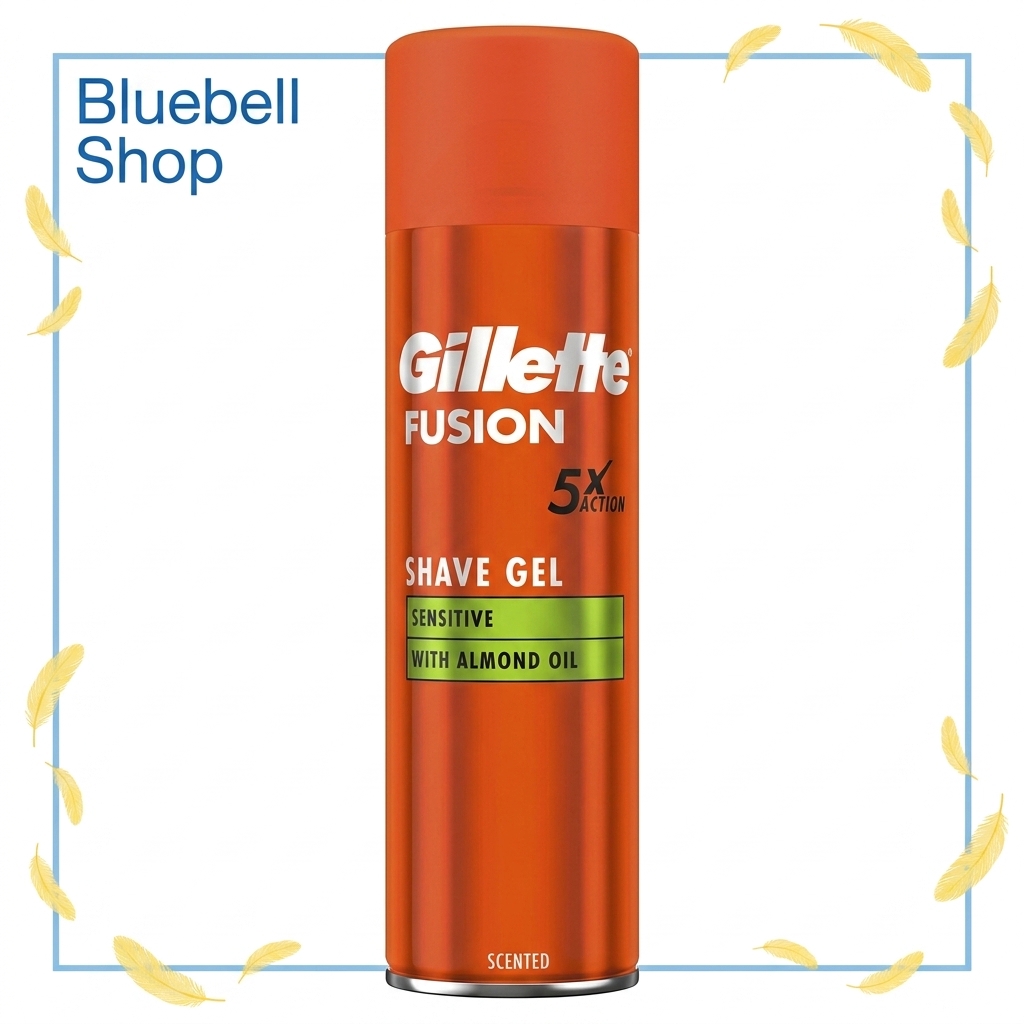 ژل اصلاح ژیلت فیوژن 5 پوست حساس حجم 200 میل | Gillette Fusion5 Sensitive Skin Shave Gel 200ml