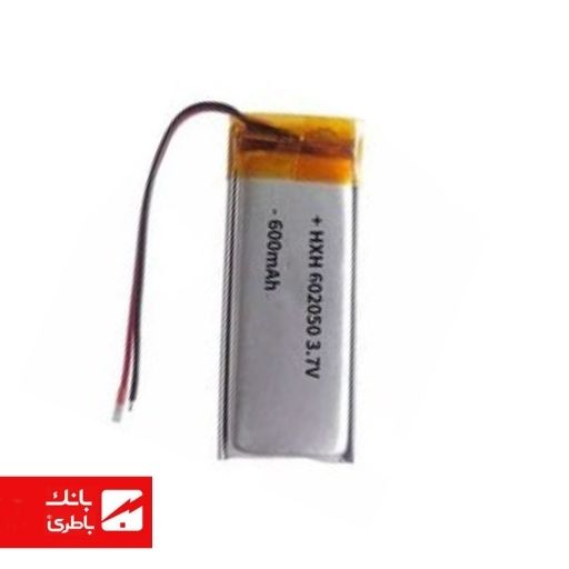 باتری لیتیومپلیمر 603040 ظرفیت 600 میلیآمپرساعت
