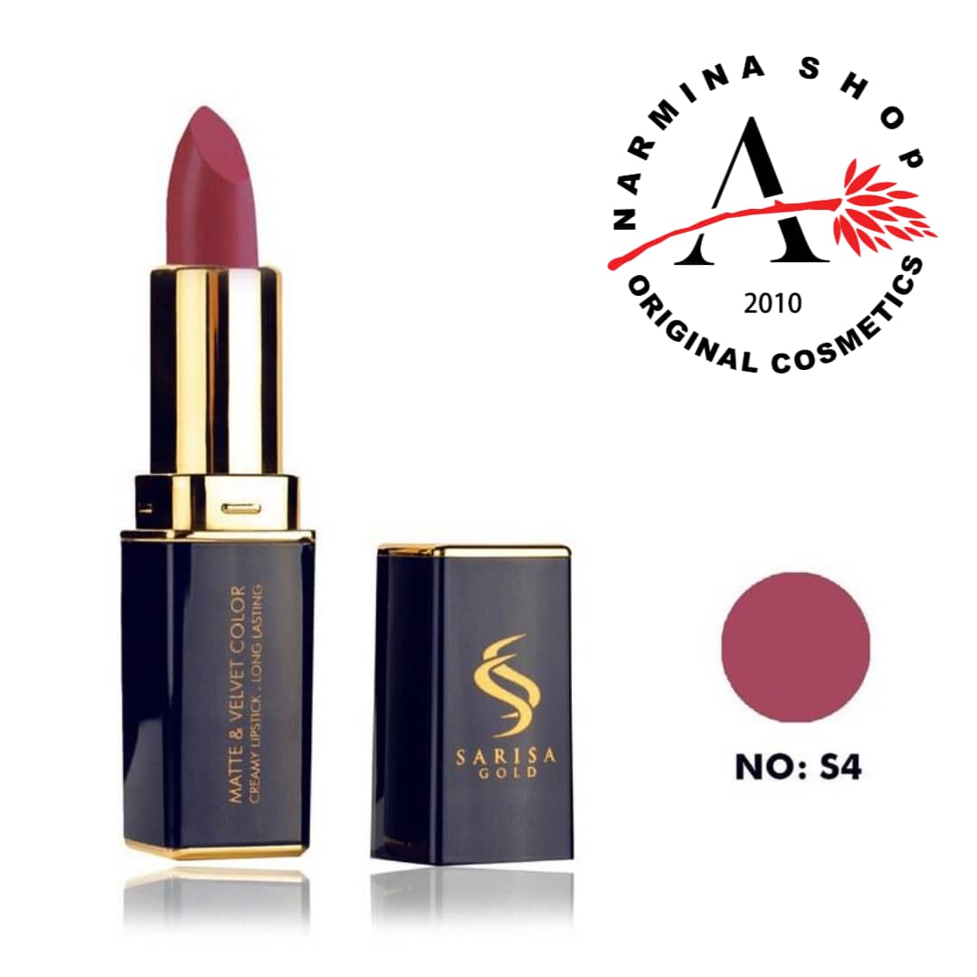رژلب جامد ساریسا شماره 4 (sarisa gold)