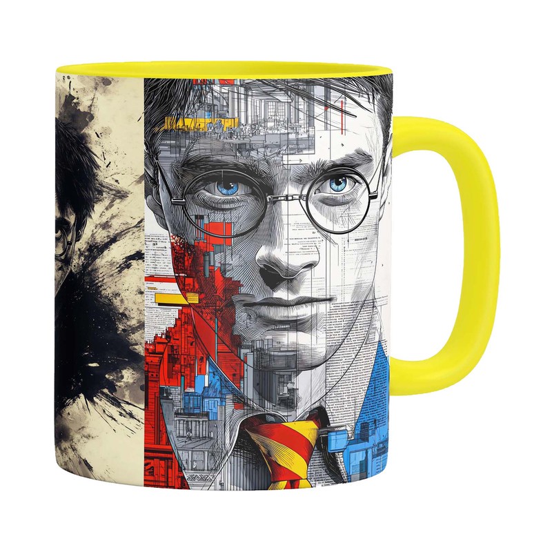 ماگ مدل هری پاتر Harry Potter دسته رنگی کد 9277