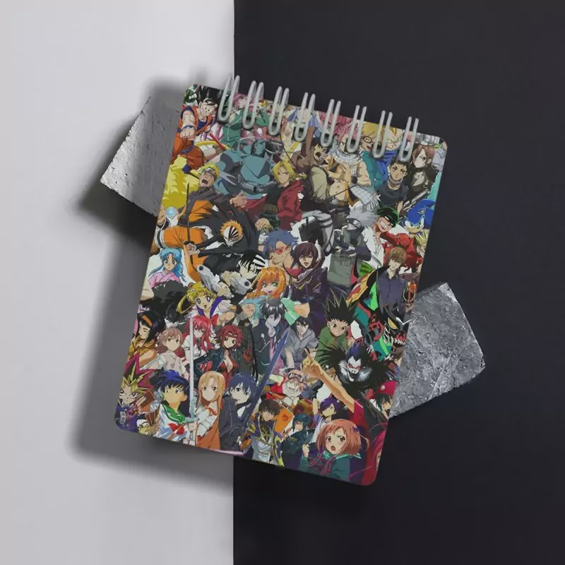 جامدادی و دفترچه طرح طرفدار انیمه مانگا اوتاکو Manga otaku Anime