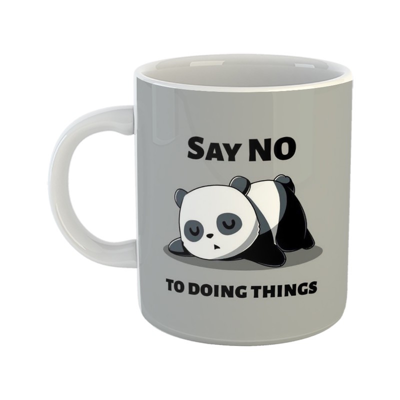 ماگ هومر ماگ طرح پاندای خواب آلو مدل say no