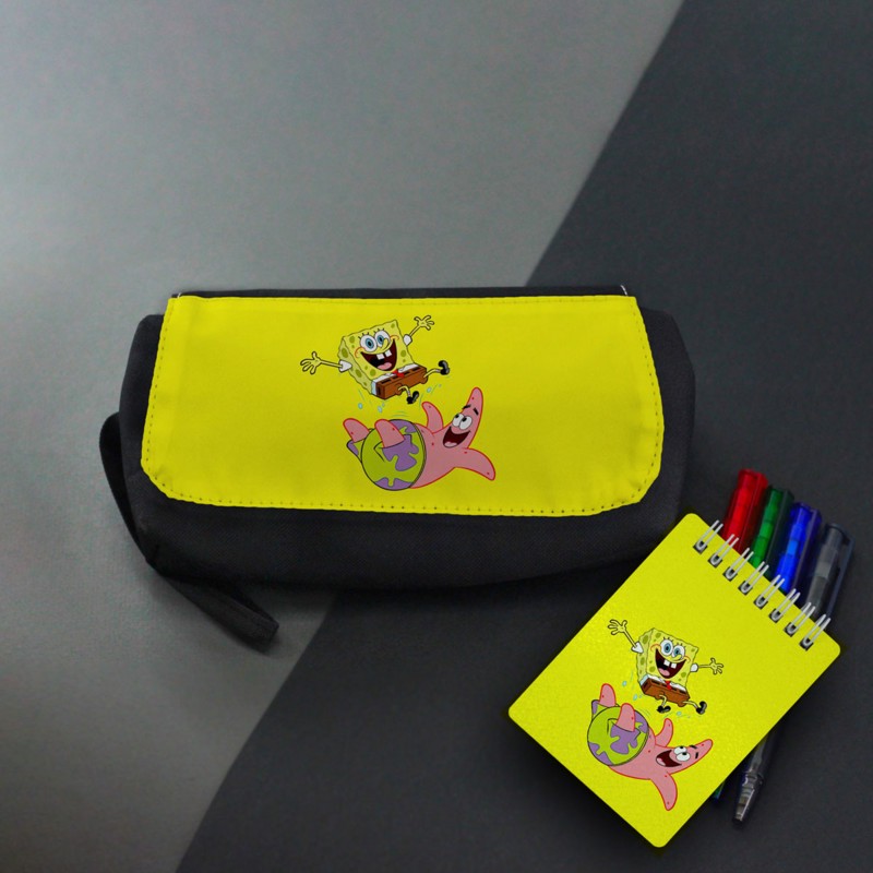جامدادی و دفترچه طرح انیمیشن باب اسفنجی و پاتریک Bob sponge