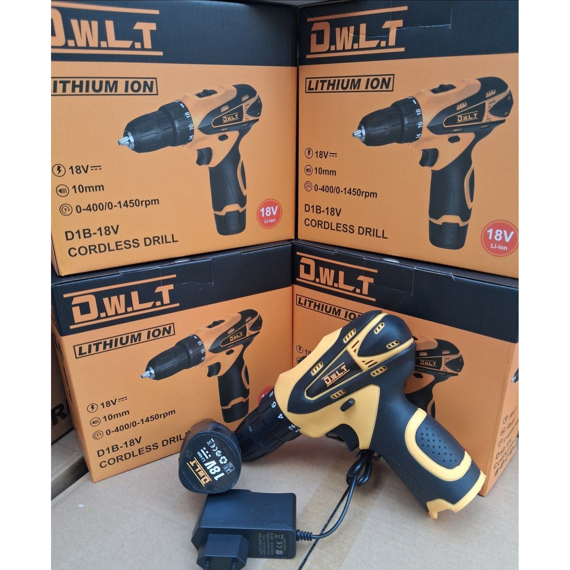 دریل شارژی 18 ولت تک باطری دیوالت کد D1B-18v