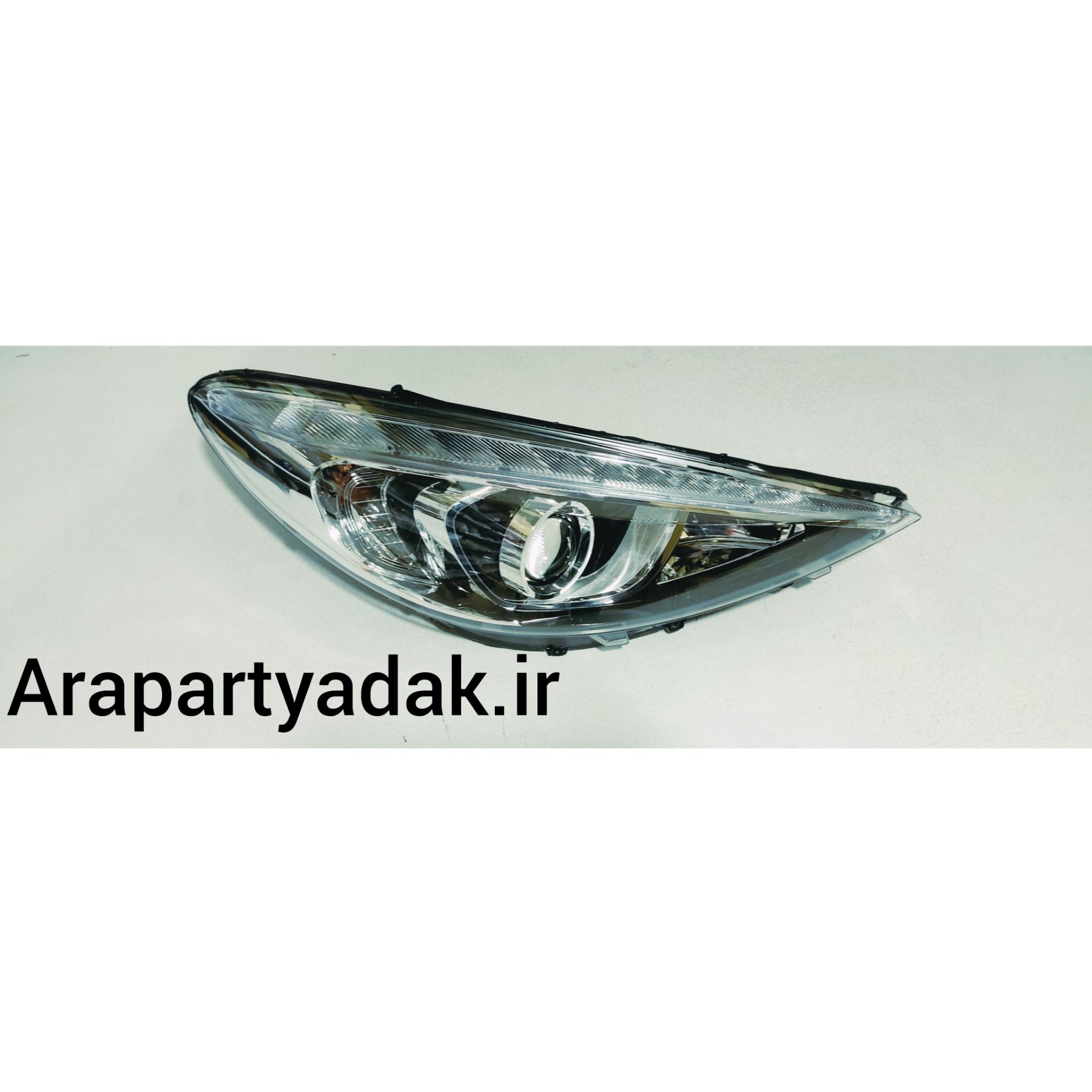 چراغ جلو کامل 207 با لامپ و LED برند مدرن راست (شاگرد)