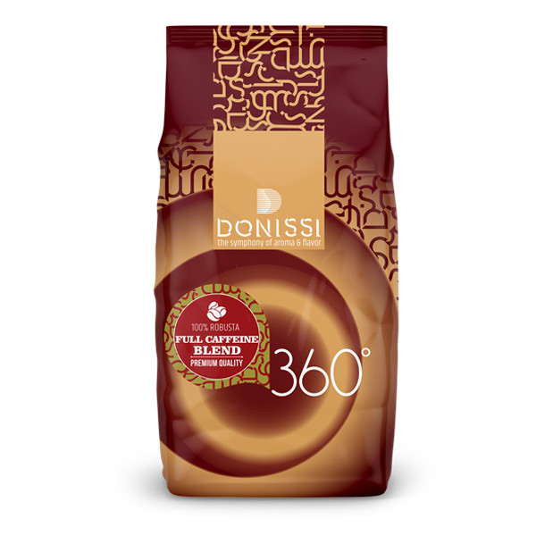 دانه قهوه اسپرسو پرکافئین دونیسی - 1 کیلویی