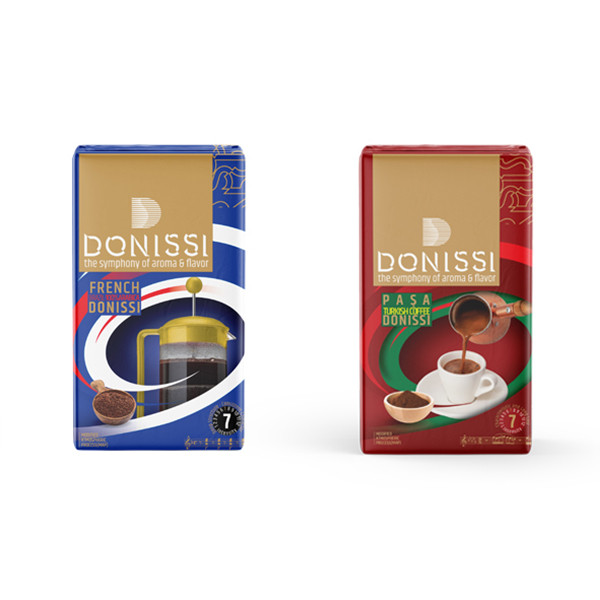 پودر قهوه ترک و فرانسه دونیسی مجموعه 2 عددی