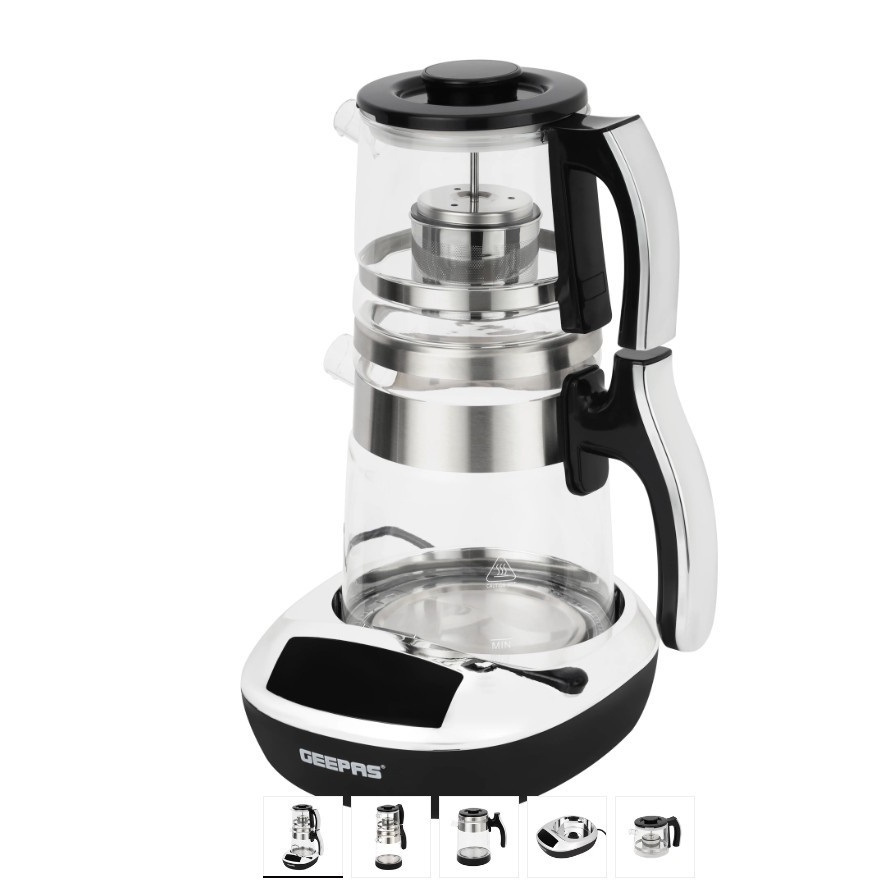 چای ساز دیجیتال با پنل کنترل لمسی هوشمند جیپاس مدل GTM38079 - شرکتی