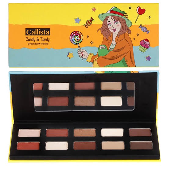 پالت سایه چشم کالیستا CANDY TANDY 10 رنگ