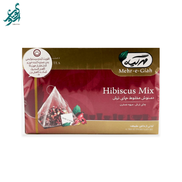 دمنوش گیاهی چای ترش مهرگیاه بسته 14 عددی