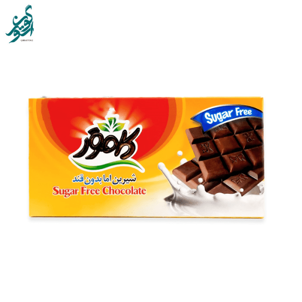 شکلات تابلت بدون قند و رژیمی کامور