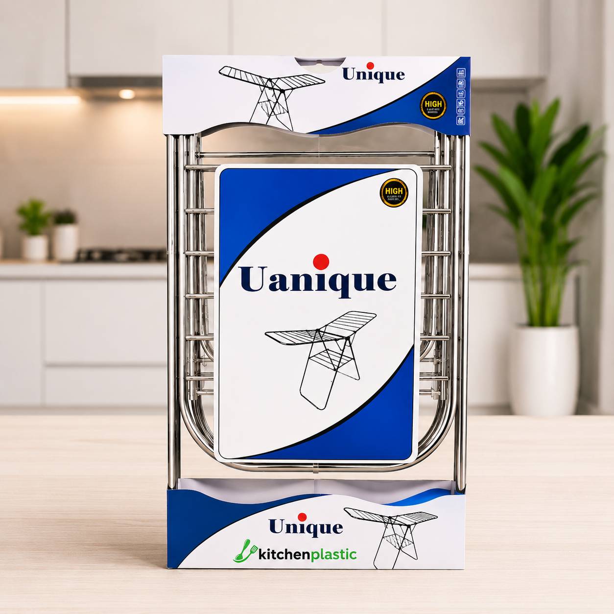 بند رخت استیل یونیک تاشو