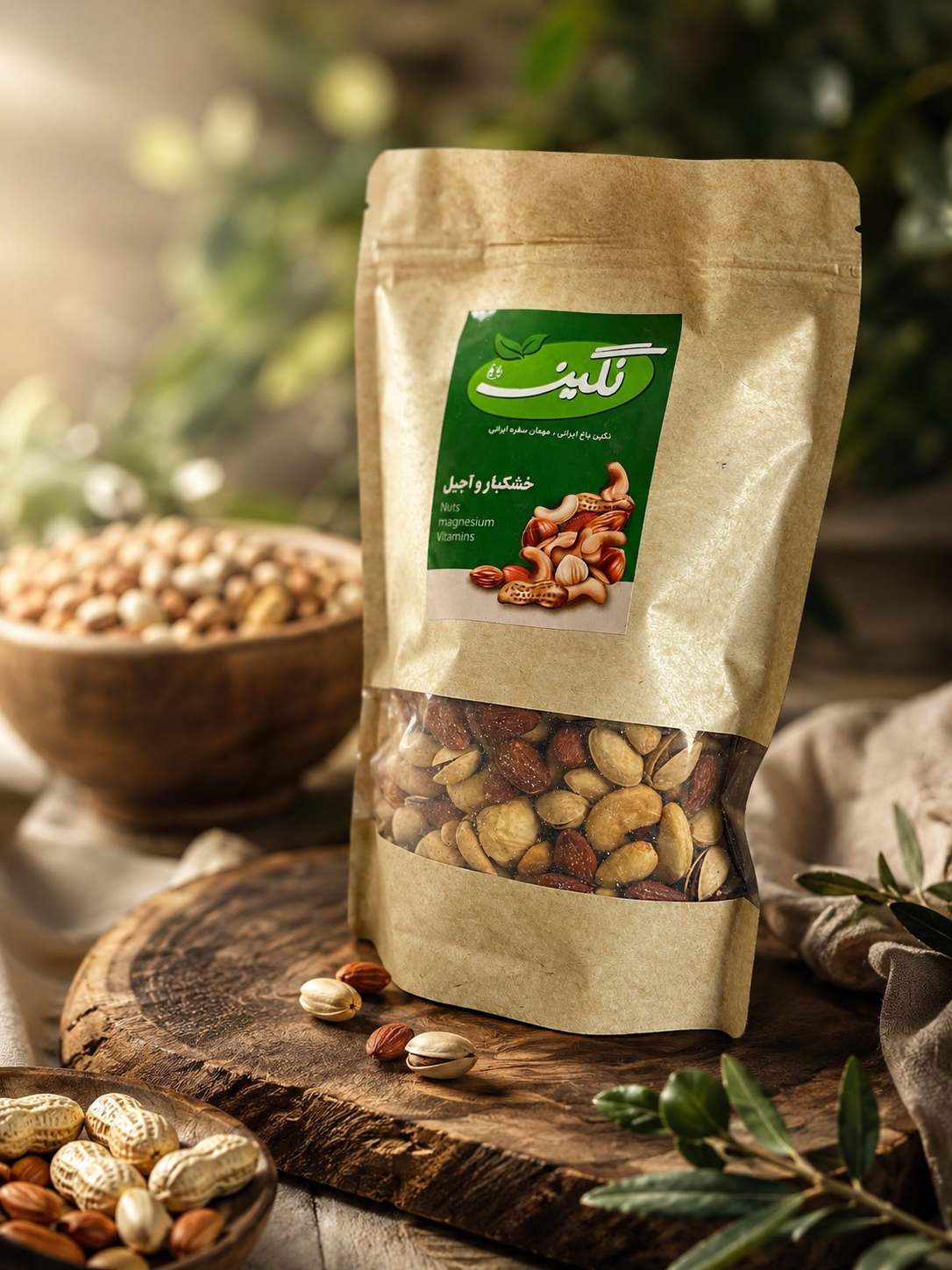 آجیل مخلوط چهار مغز