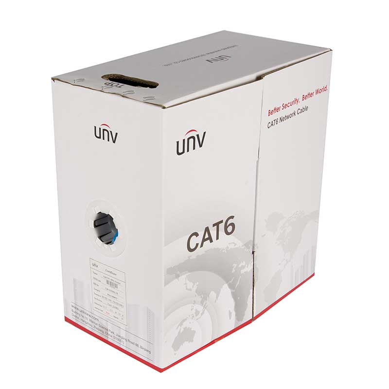 خرید کابل شبکه یونی ویو UNV CAT6 UTP