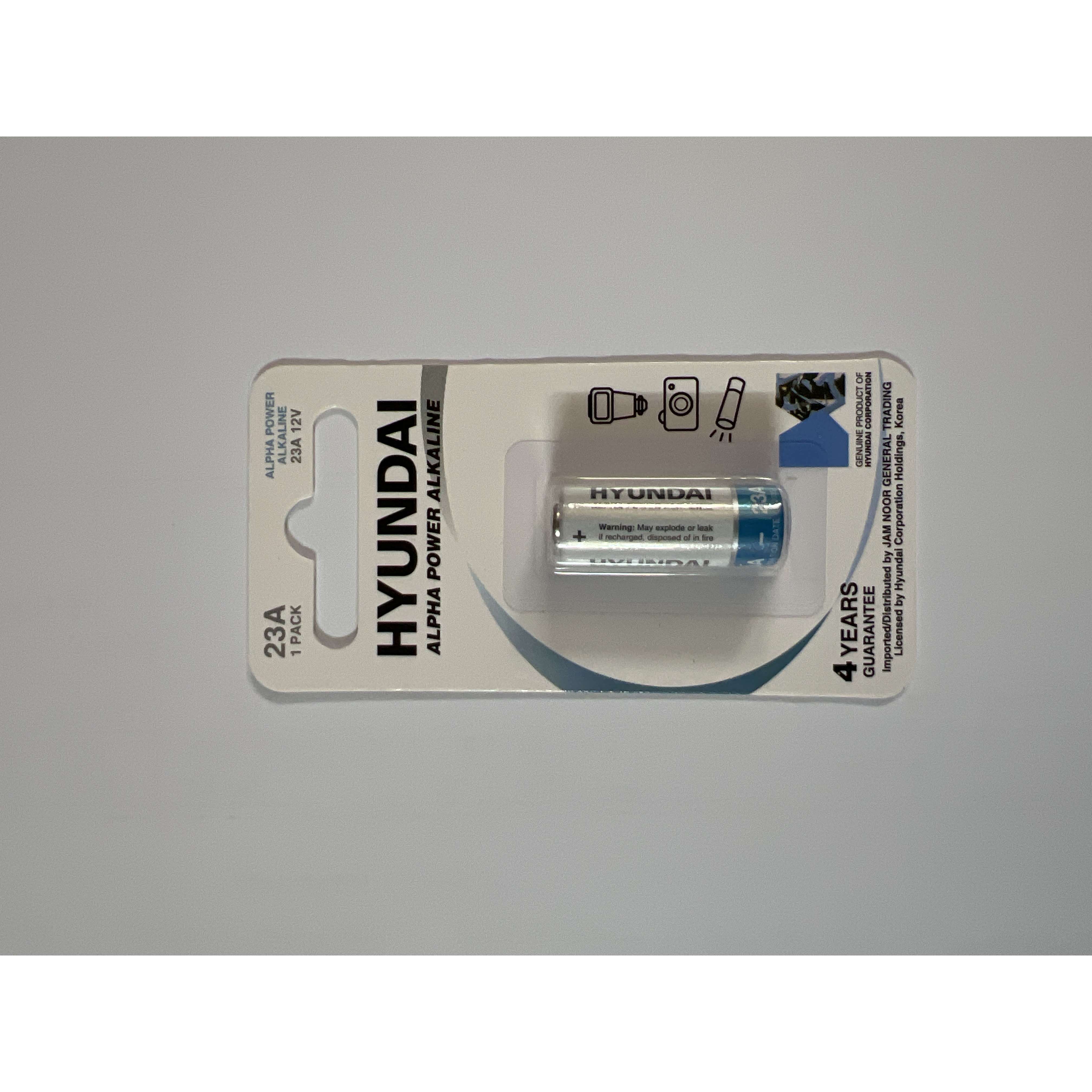باطری 23A هیوندای ALPHA LITHIUM کارتی 1 عددی