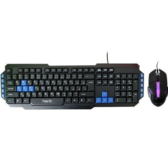 کیبورد و ماوس هویت مدل KB254CM کد 9542