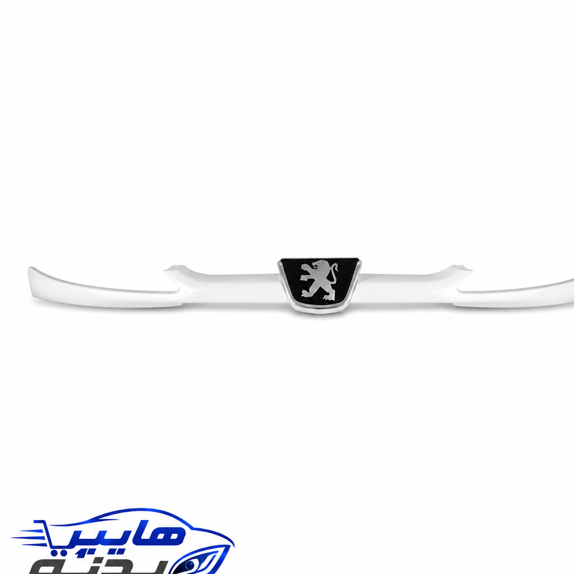 جلو پنجره پژو 206 سفید رنگ فابریک اصلی با رنگ کوره ای