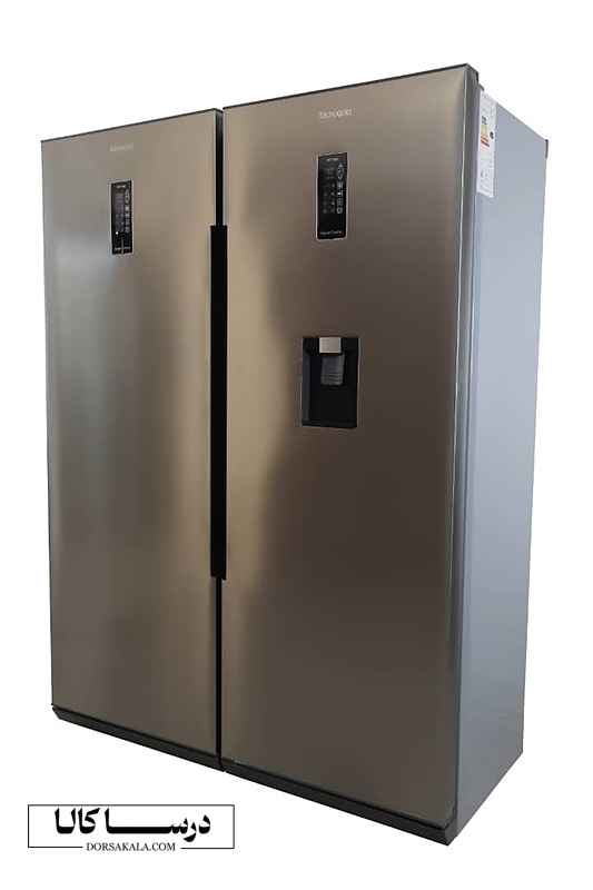 یخچال فریزر دوقلو آبریزدار تاکنو مدل 602RSS-600FSS استیل