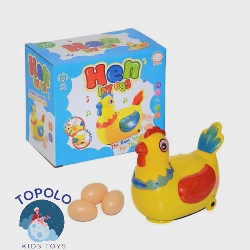 اسباب بازی مرغ تخم گذار موزیکال (پس کرایه)