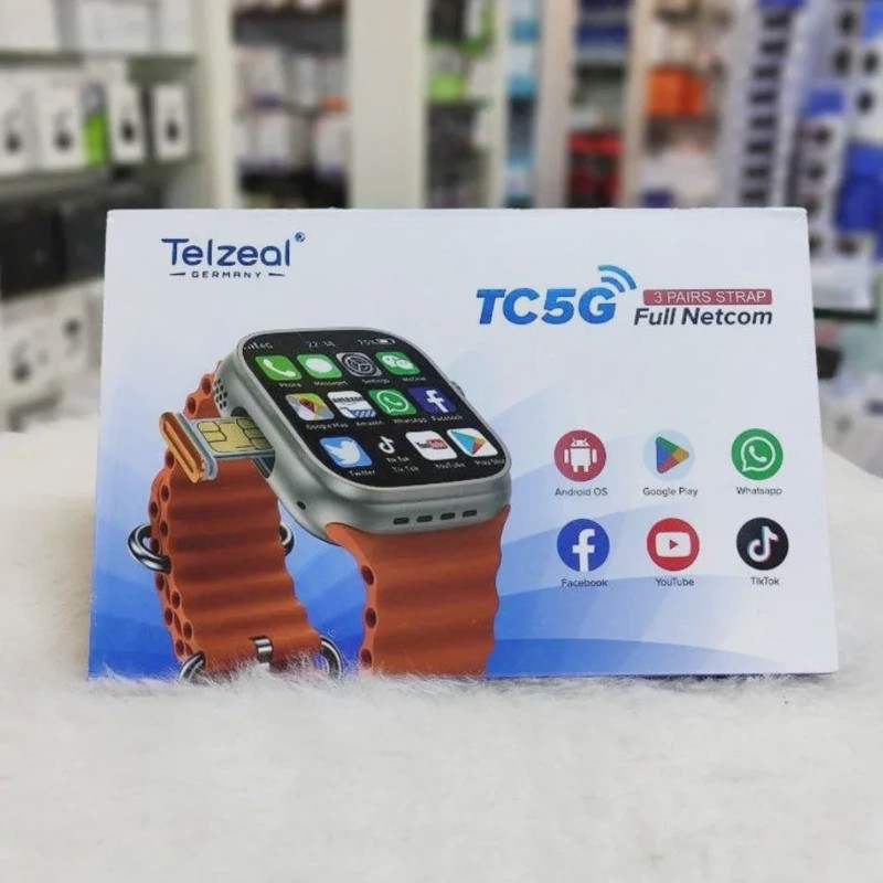 ساعت هوشمند telzeal tc 5g سیم کارت خور