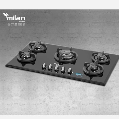 گاز پنج شعله شیشه ای G83 میلان برنز (پس کرایه)