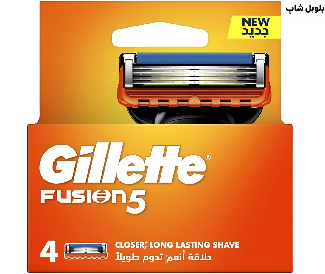 یدک ژیلت فیوژن Gillette Fusion پنج لبه بسته 4 عددی