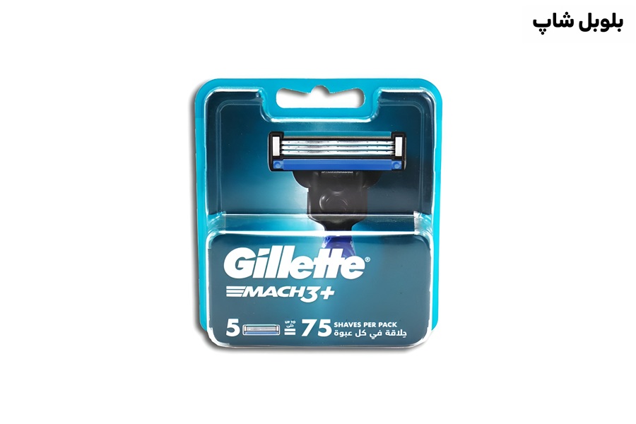 یدک ژیلت Gillette Mach 3 Plus سه لبه بسته 5 عددی