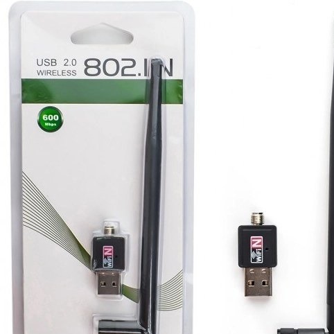 دانگل وای فای آنتن بلند 600Mbps 802.11N USB 2.0