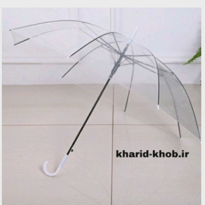 چترشفاف قطر 90سانت-چتر چینی-چتر بیرنگ بزرگ .دونفره. مناسب باران یا عکاسی