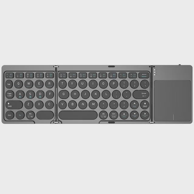 کیبورد بی سیم تاشو شارژی با تاچ پد Foldable Keyboard