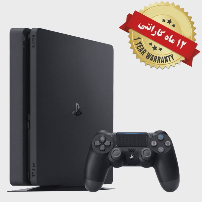 کنسول بازی سونی PS4 Slim با ظرفیت 1 ترابایت (اکانتی) Sony PlayStation 4 Slim 1T Re-Fer پلی استیشن 4