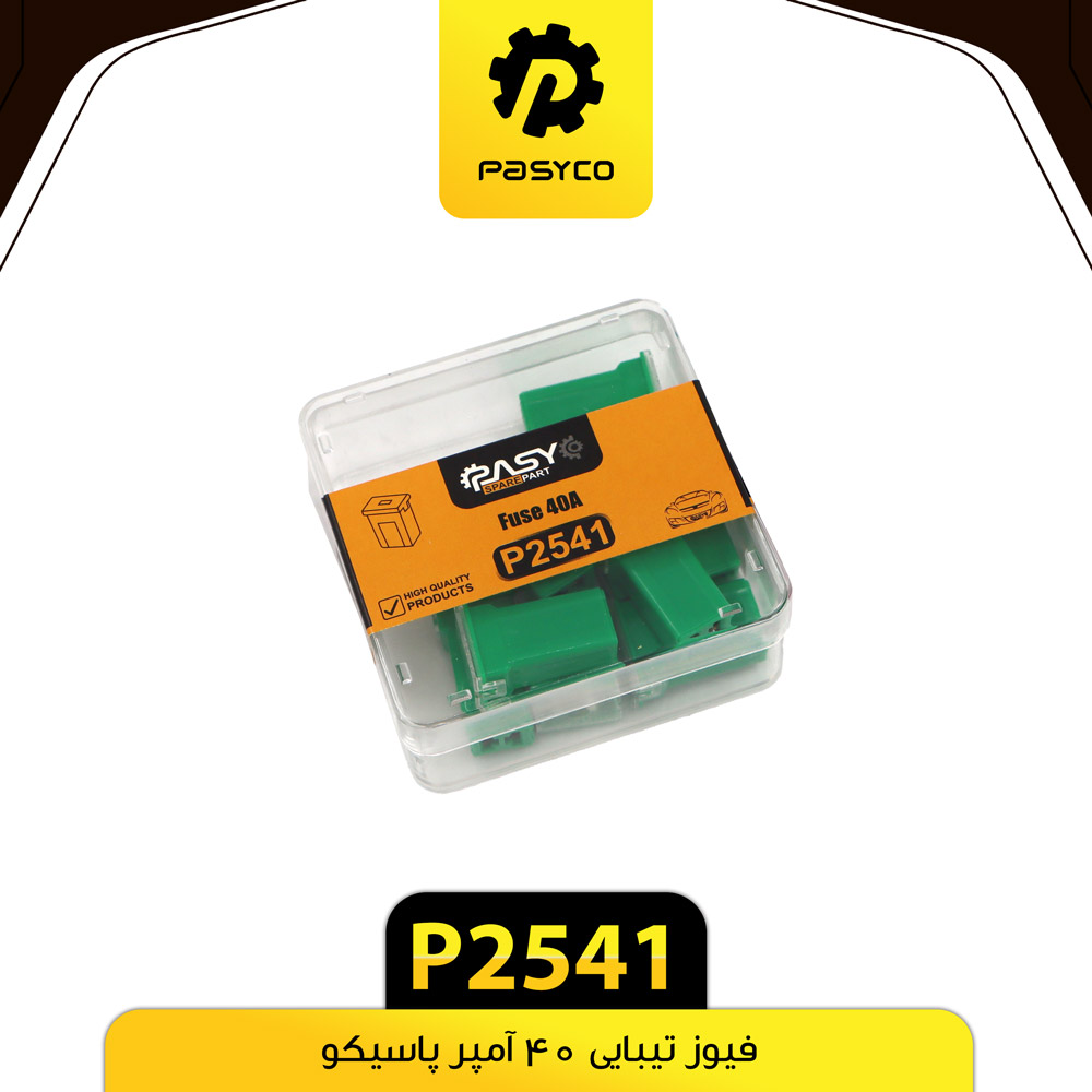 فیوز تیبایی 40امپر پاسیکو p2541 ب 100 ک1000