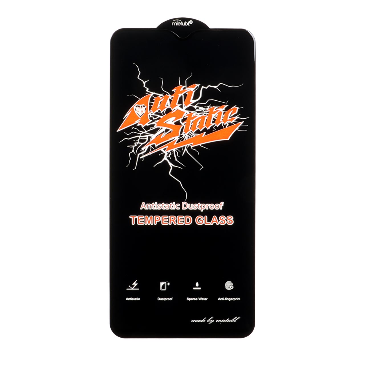 گلس و محافظ صفحه نمایش شیشه ای Full Cover Anti Static Mietubl مدل ORG - Samsung Galaxy A10 / A10s / M10 / M20 / M01s