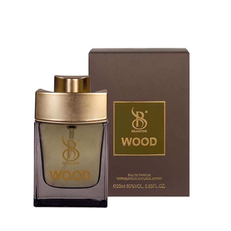 عطر جیبی مردانه برندینی مدل Wood حجم 25 میلی لیتر