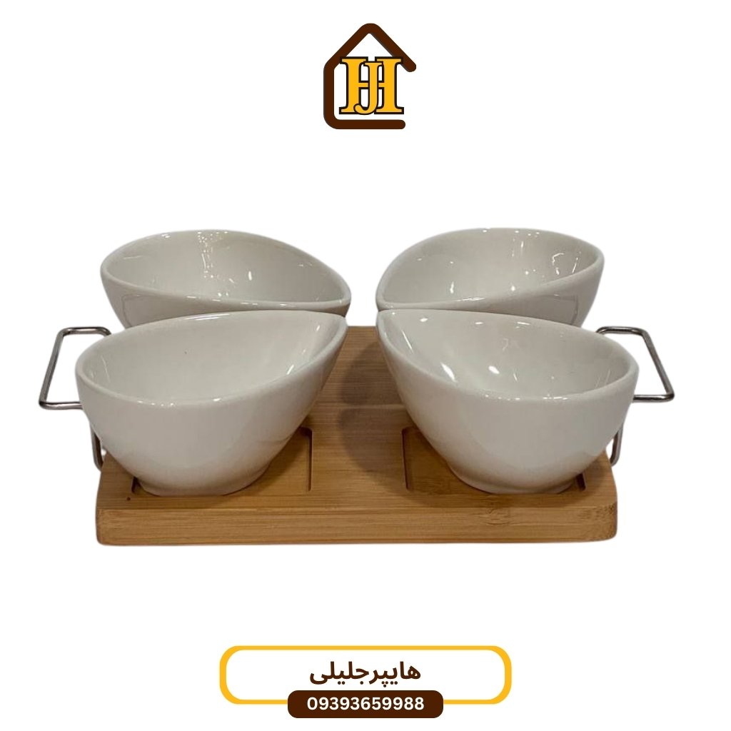 آجیل خوری سرامیک بامبو ( کارتن 12 تایی )