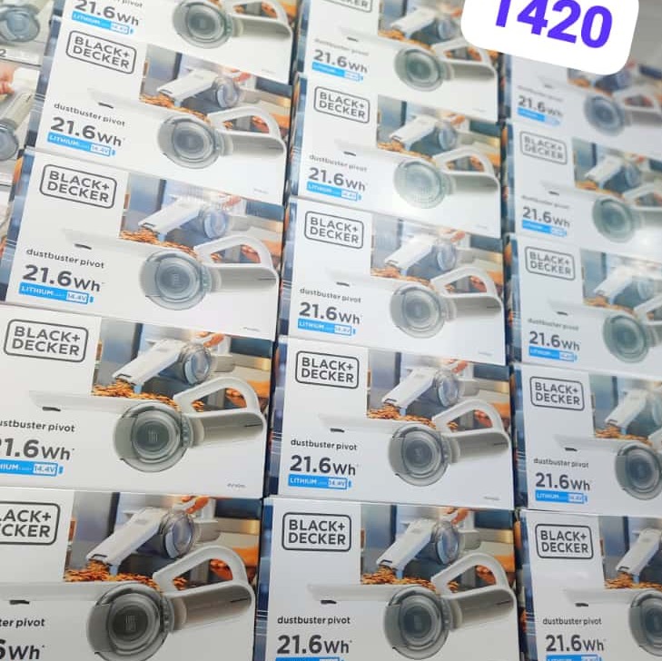جارو شارژی دسته تاشو بلک اندیکر مدل 1420 (پس کرایه)