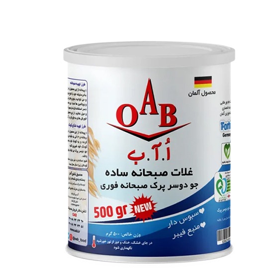 جو دوسر پرک صبحانه فوری قوطی OAB (500 گرم) کد 5029