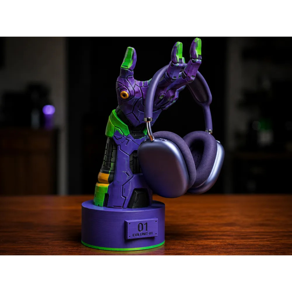 پایه هدفون دست EVA Unit-01 استند رومیزی Evangelion
