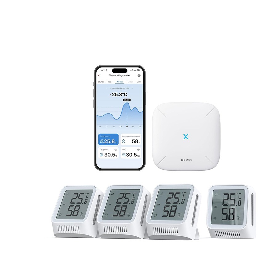 دماسنج و رطوبت سنج هوشمند X-Sense مدل STH0A41