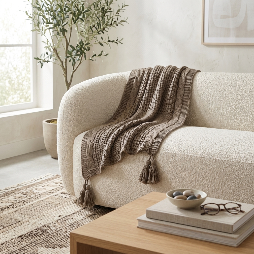 شال مبل طوسی گرم FSH-505-WARM EARTHY GRAY