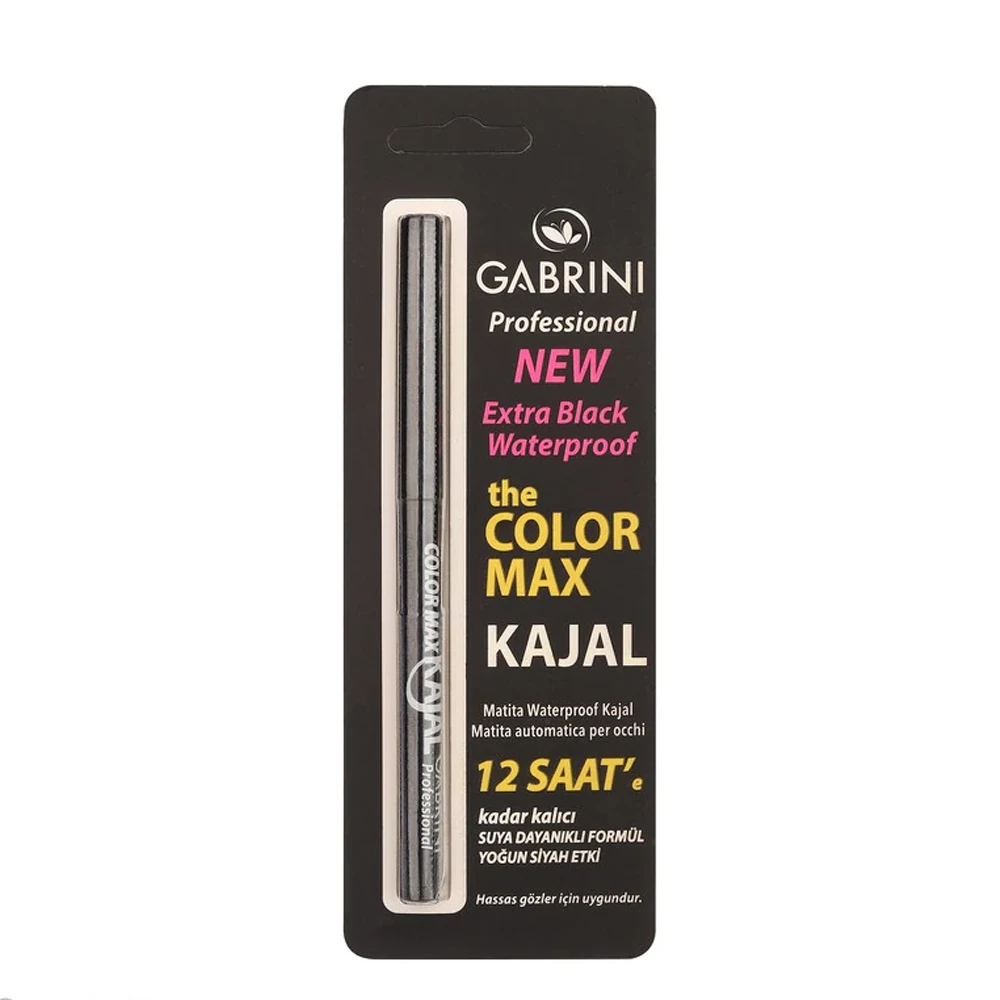 مداد چشم ضدآب گابرینی مدل the COLOR MAX KAJAL مناسب چشمهای حساس