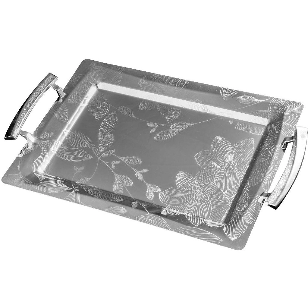 سینی آینه ای کی اس تی دسته صدفی زاماک جفتی KST-6151 (پس کرایه)