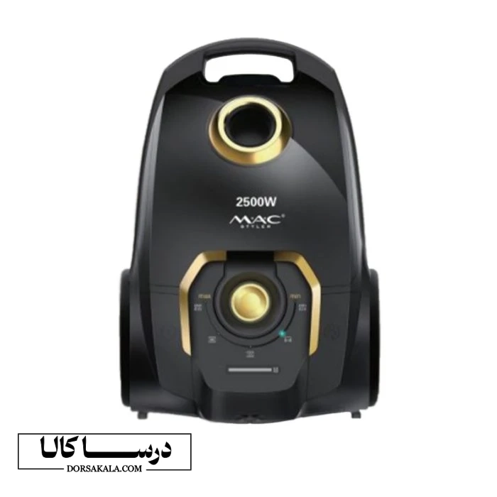 جاروبرقی مک استایلر 2500 وات سوپر سایلنت مشکی -2180MAC