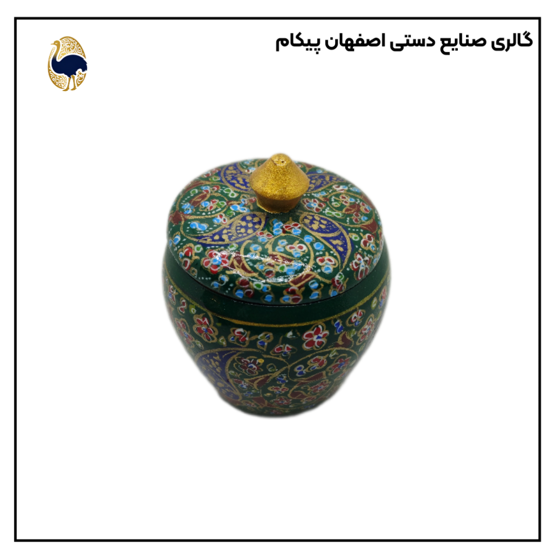 قندان چوبی تذهیب اصفهان پیکام کد G10051