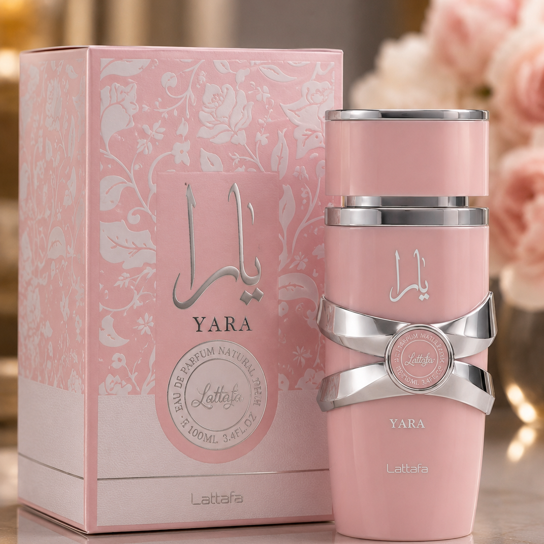 عطر یارا صورتی اسانس لوزی(ارسال رایگان و فوری)