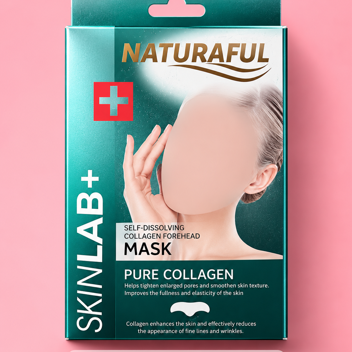 ماسک کلاژن پیشانی نیچرافول مدل SkinLab