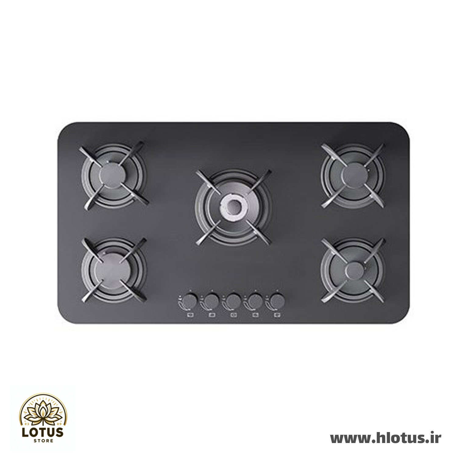 اجاق گاز رومیزی کن مدل پنج شعله IG8507 (قطعات ایرانی)